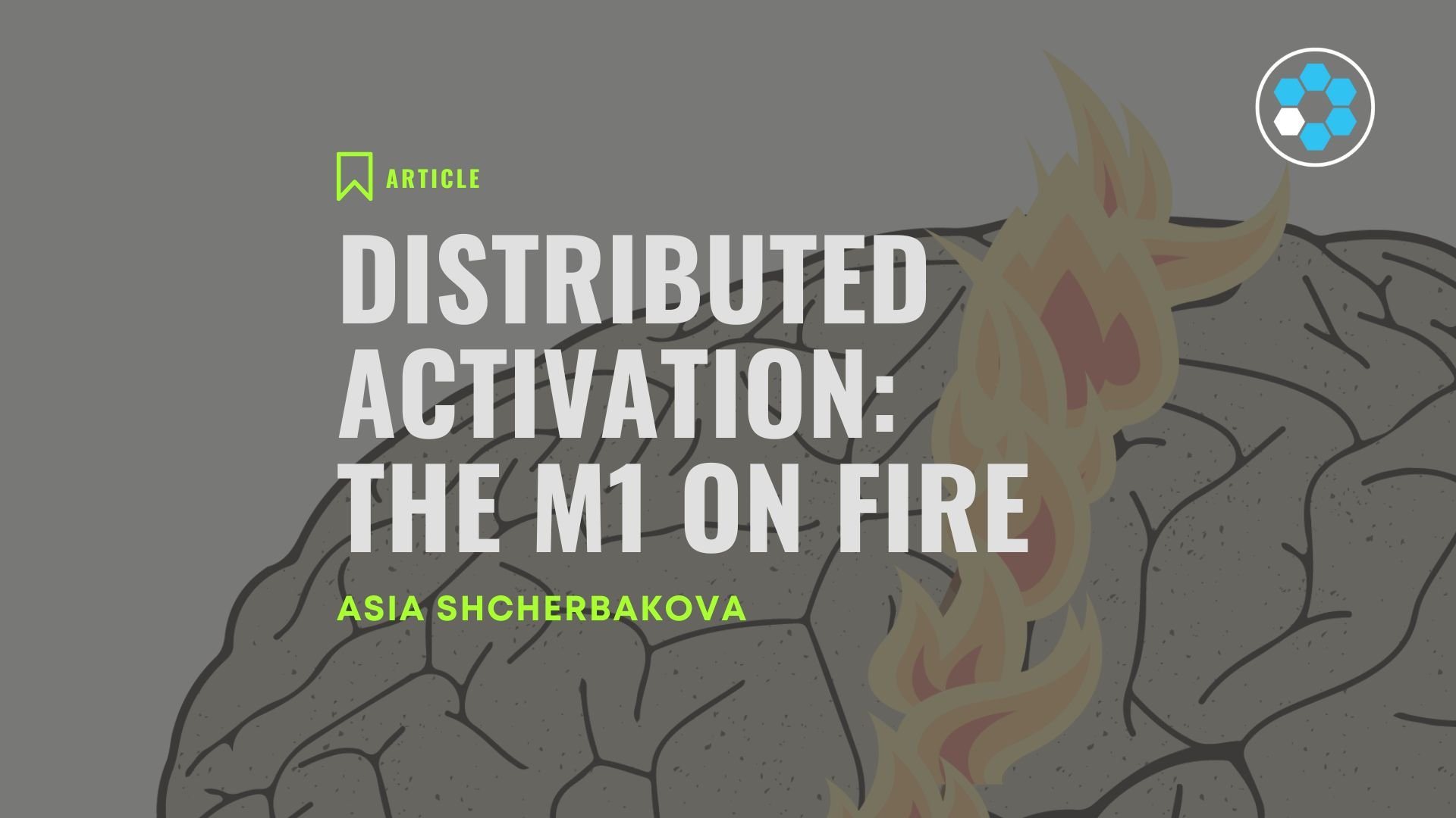 Distributed activation m1 on fire acrticle