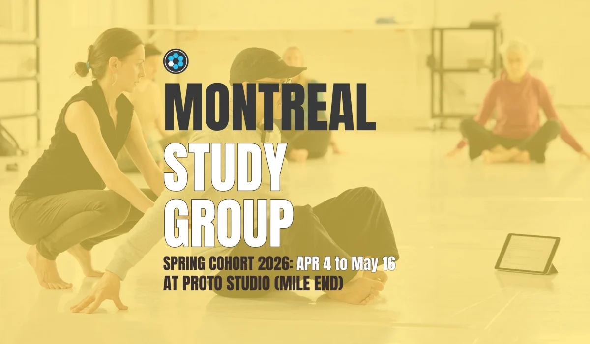 Baseworks Montreal Study Group Spring 2026 — participants working in a circuit-style session